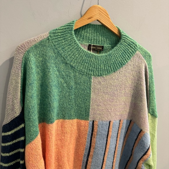 NWT Stine Goya Adonis Jacquard Knit Sweater in Multicolor, Size L - Picture 5 of 11